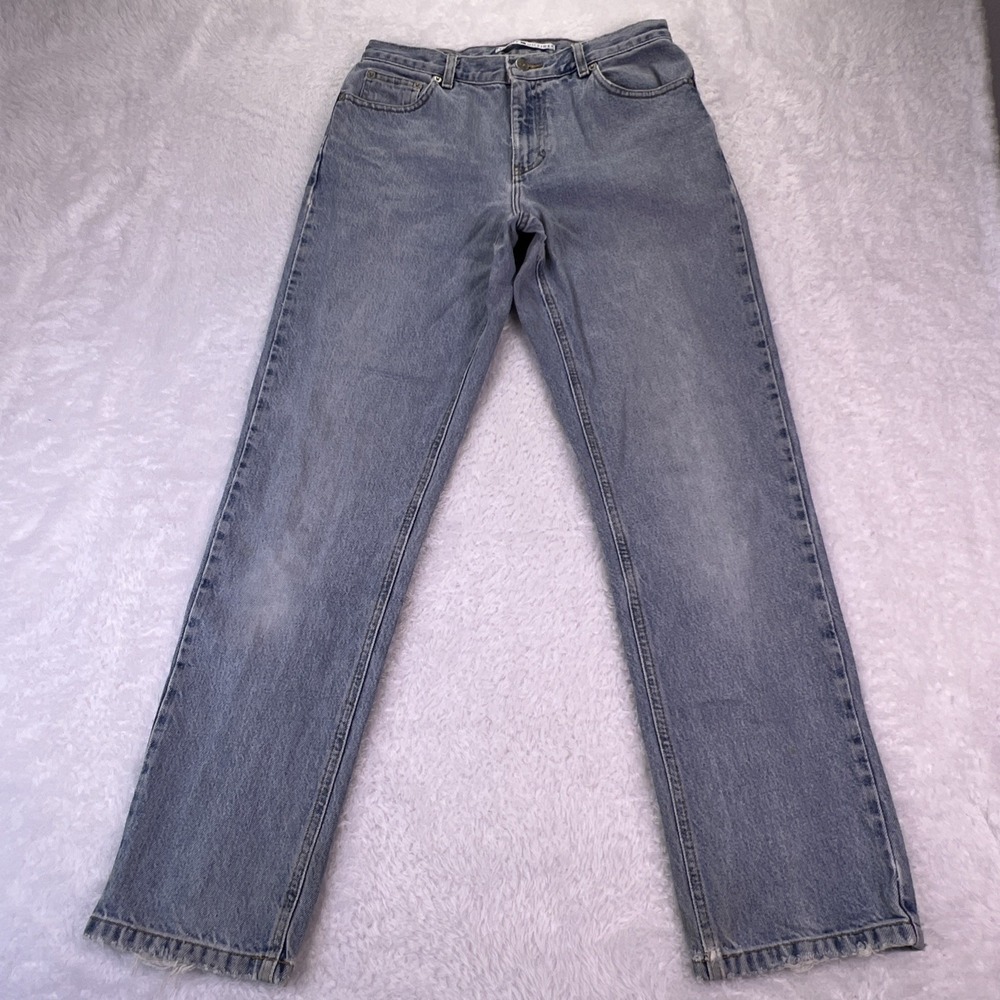 Y2K Tommy Hilfiger Jeans High Waist Mom Jeans Straight Light Wash Women's 6 VTG